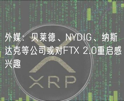 外媒:贝莱德、NYDIG、纳斯达克等公司或对FTX 2.0重启感兴趣插图 外媒:贝莱德、NYDIG、纳斯达克等公司或对FTX 2.0重启感兴趣
