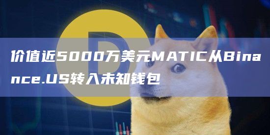 价值近5000万美元MATIC从Binance.US转入未知钱包