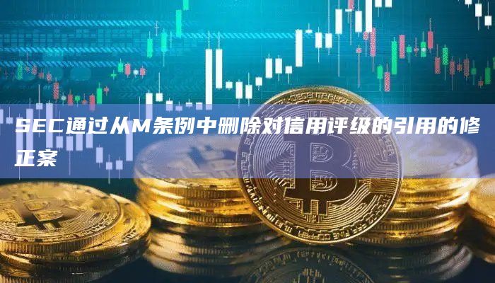 SEC通过从M条例中删除对信用评级的引用的修正案插图 SEC通过从M条例中删除对信用评级的引用的修正案