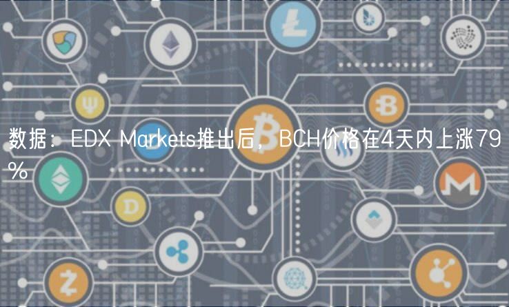 数据:EDX Markets推出后,BCH价格在4天内上涨79%插图 数据:EDX Markets推出后,BCH价格在4天内上涨79%