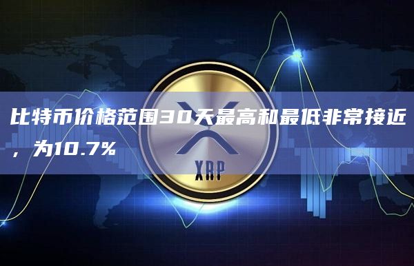 比特币价格范围30天最高和最低非常接近，为10.7%