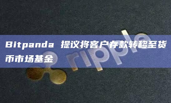 Bitpanda 提议将客户存款转移至货币市场基金