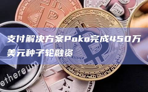 支付解决方案Poko完成450万美元种子轮融资