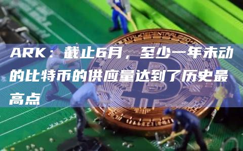 ARK：截止6月，至少一年未动的比特币的供应量达到了历史最高点