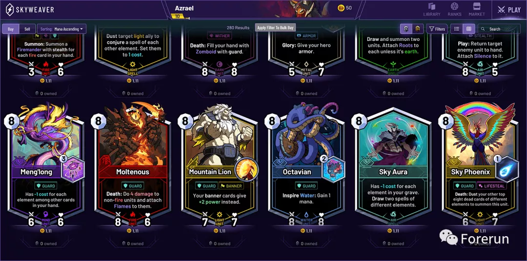 五分钟读懂「边玩边赚」卡牌链游 SkyWeaver:区块链上的炉石传说 全网最强卡牌链游 SkyWeaver:区块链上炉石传说