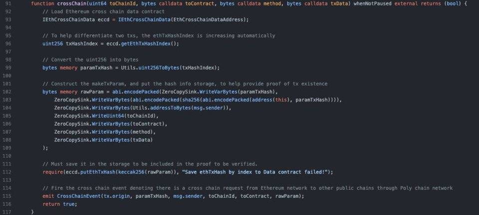Poly Network黑客攻击事件分析
