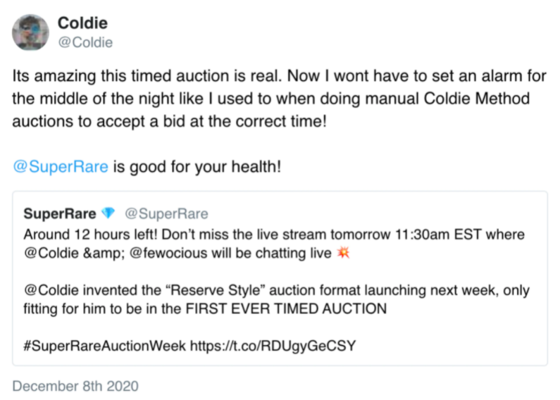 超级稀有:NFT市场的诞生、犹豫和爆发插图1 超级稀有:NFT市场的诞生、犹豫和爆发