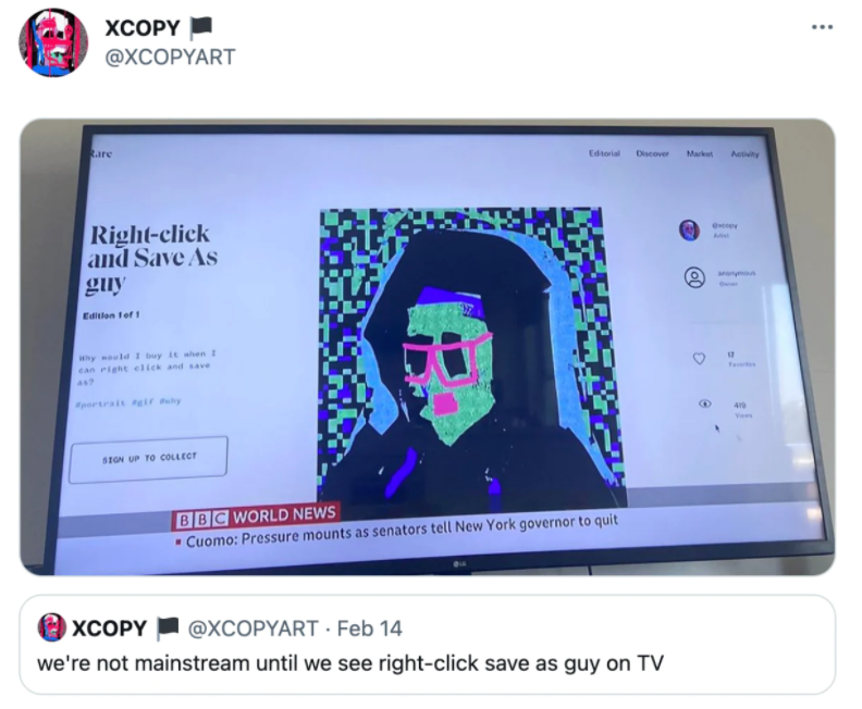 超级稀有:NFT市场的诞生、犹豫和爆发插图4 超级稀有:NFT市场的诞生、犹豫和爆发