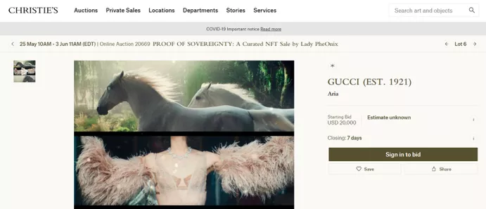 为何奢侈品牌频繁与NFT碰撞出火花?插图4 为何奢侈品牌频繁与NFT碰撞出火花?