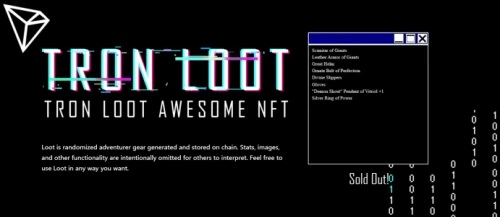 APENFT推出波场链上首个Loot盲盒,为NFT赛道提供更多可能性插图1 APENFT推出波场链上首个Loot盲盒,为NFT赛道提供更多可能性