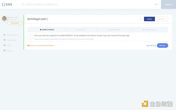 接收加密支付?如何将DNS域名变成ETH地址 如何接收加密付款?如何将DNS域名更改为ETH地址?