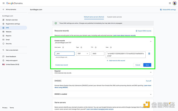 接收加密支付?如何将DNS域名变成ETH地址 如何接收加密付款?如何将DNS域名更改为ETH地址?