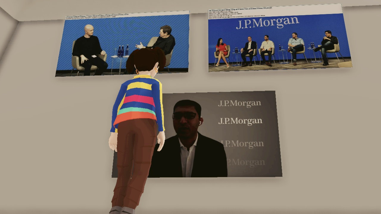 JPMorgan Opens a Lounge in the Metaverse — Says 'the Metaverse Will Like Infiltrate Every Sector' 摩根大通在Decentraland里打造了一间休息室
