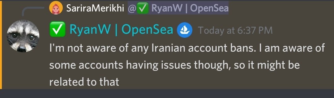 OpenSea Users in Iran Claim They've Been Blocked From NFT Marketplace 伊朗的OpenSea用户声称他们被禁止进入NFT市场