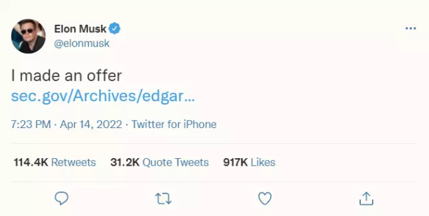 世界首富马斯克花费430亿美元收购Twitter,是为了言论自由还是另有企图?插图 世界首富马斯克花费430亿美元收购Twitter,是为了言论自由还是另有企图?